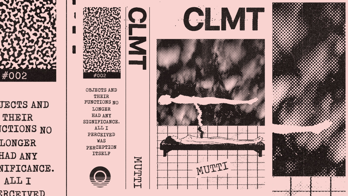 Mixtape by DJ Mutti. a picture of astral projection, in a cut up punk style